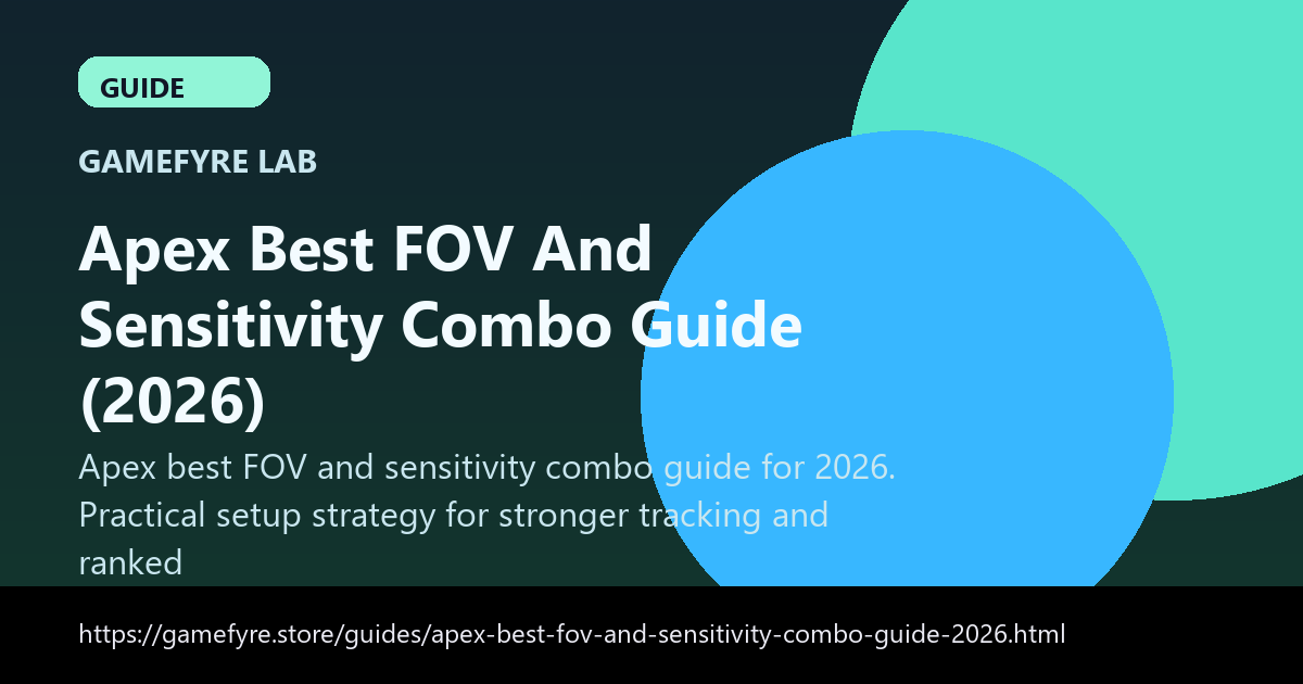 Apex Best FOV And Sensitivity Combo Guide (2026) visual guide